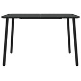 Garden Table Anthracite 110x80x71 cm Steel