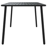 Garden Table Anthracite 165x80x71 cm Steel - Top-Down View
