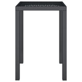 Garden Table Anthracite 50x50x72 cm Steel