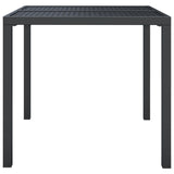 Garden Table Anthracite 80x80x72 cm Steel