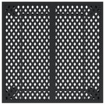 Garden Table Anthracite 80x80x72 cm Steel