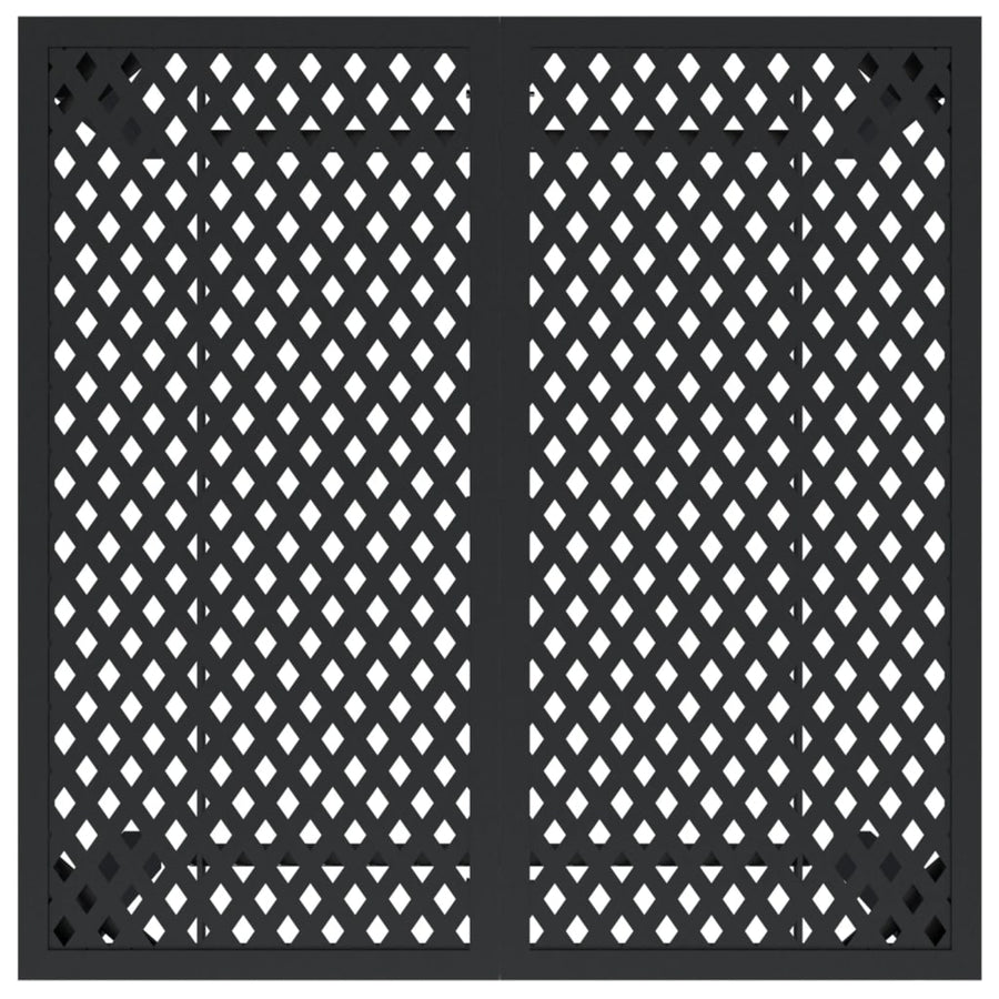 Garden Table Anthracite 80x80x72 cm Steel