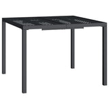 Garden Table Anthracite 100x100x72 cm Steel
