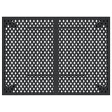 Garden Table Anthracite 110x80x72 cm Steel