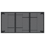 Garden Table Anthracite 165x80x72 cm Steel - 45-Degree Angle