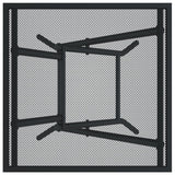 Folding Garden Table Anthracite 50x50x72 cm Steel Mesh