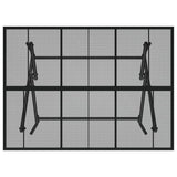Folding Garden Table Anthracite 110x80x72 cm Steel Mesh