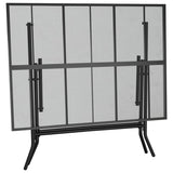 Folding Garden Table Anthracite 110x80x72 cm Steel Mesh