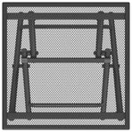 Folding Garden Table Anthracite 38x38x38 cm Steel Mesh