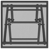 Folding Garden Table Anthracite 38x38x38 cm Steel Mesh - 45-Degree Angle