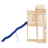 Outdoor Playset Solid Wood Pine - Rear View