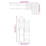 Outdoor Playset Solid Wood Pine - Extra Image