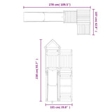 Outdoor Playset Solid Wood Douglas - Extra Image