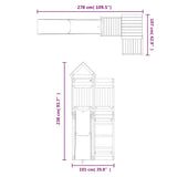 Outdoor Playset Impregnated Wood Pine - Extra Image