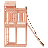 Playhouse with Climbing Wall Solid Wood Douglas - Close-Up Angle