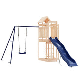 Outdoor Playset Solid Wood Pine - Front View