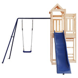 Outdoor Playset Solid Wood Pine - Top-Down View