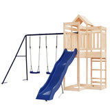 Outdoor Playset Solid Wood Pine - Side View
