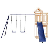 Outdoor Playset Solid Wood Pine - Top-Down View