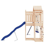 Outdoor Playset Solid Wood Pine - Rear View