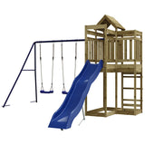Outdoor Playset Impregnated Wood Pine - Side View