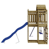 Outdoor Playset Impregnated Wood Pine - Rear View