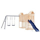 Outdoor Playset Solid Wood Pine - Front View