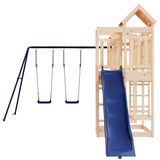 Outdoor Playset Solid Wood Pine - Top-Down View