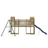 Outdoor Playset Impregnated Wood Pine - Close-Up Angle