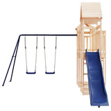 Outdoor Playset Solid Wood Pine - Top-Down View