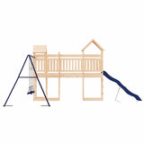 Outdoor Playset Solid Wood Pine - Close-Up Angle