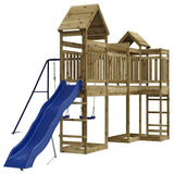 Outdoor Playset Impregnated Wood Pine - Side View