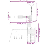 Outdoor Playset Impregnated Wood Pine