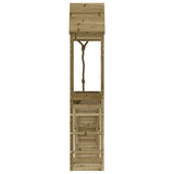 Playhouse with Climbing Wall Impregnated Wood Pine