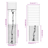 Playhouse with Climbing Wall Impregnated Wood Pine - Extra Image
