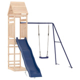 Outdoor Playset Solid Wood Pine - Side View