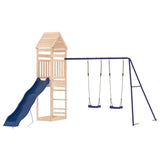 Outdoor Playset Solid Wood Pine - Front View