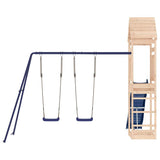 Outdoor Playset Solid Wood Pine - Top-Down View
