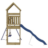 Outdoor Playset Impregnated Wood Pine - Close-Up Angle