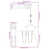 Outdoor Playset Impregnated Wood Pine - Extra Image