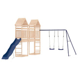 Outdoor Playset Solid Wood Pine - Front View