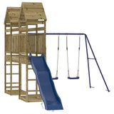 Outdoor Playset Impregnated Wood Pine - Side View