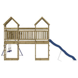 Outdoor Playset Impregnated Wood Pine - Close-Up Angle