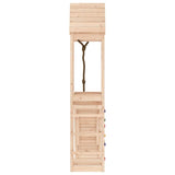 Playhouse with Climbing Wall Solid Wood Pine - Close-Up Angle