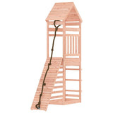 Playhouse with Climbing Wall Solid Wood Douglas - Front View