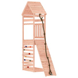 Playhouse with Climbing Wall Solid Wood Douglas - Side View