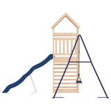 Outdoor Playset Solid Wood Pine - Rear View