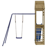 Outdoor Playset Impregnated Wood Pine - Top-Down View