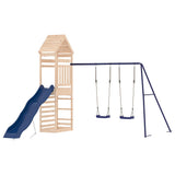 Outdoor Playset Solid Wood Pine - Front View