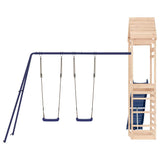Outdoor Playset Solid Wood Pine - Top-Down View